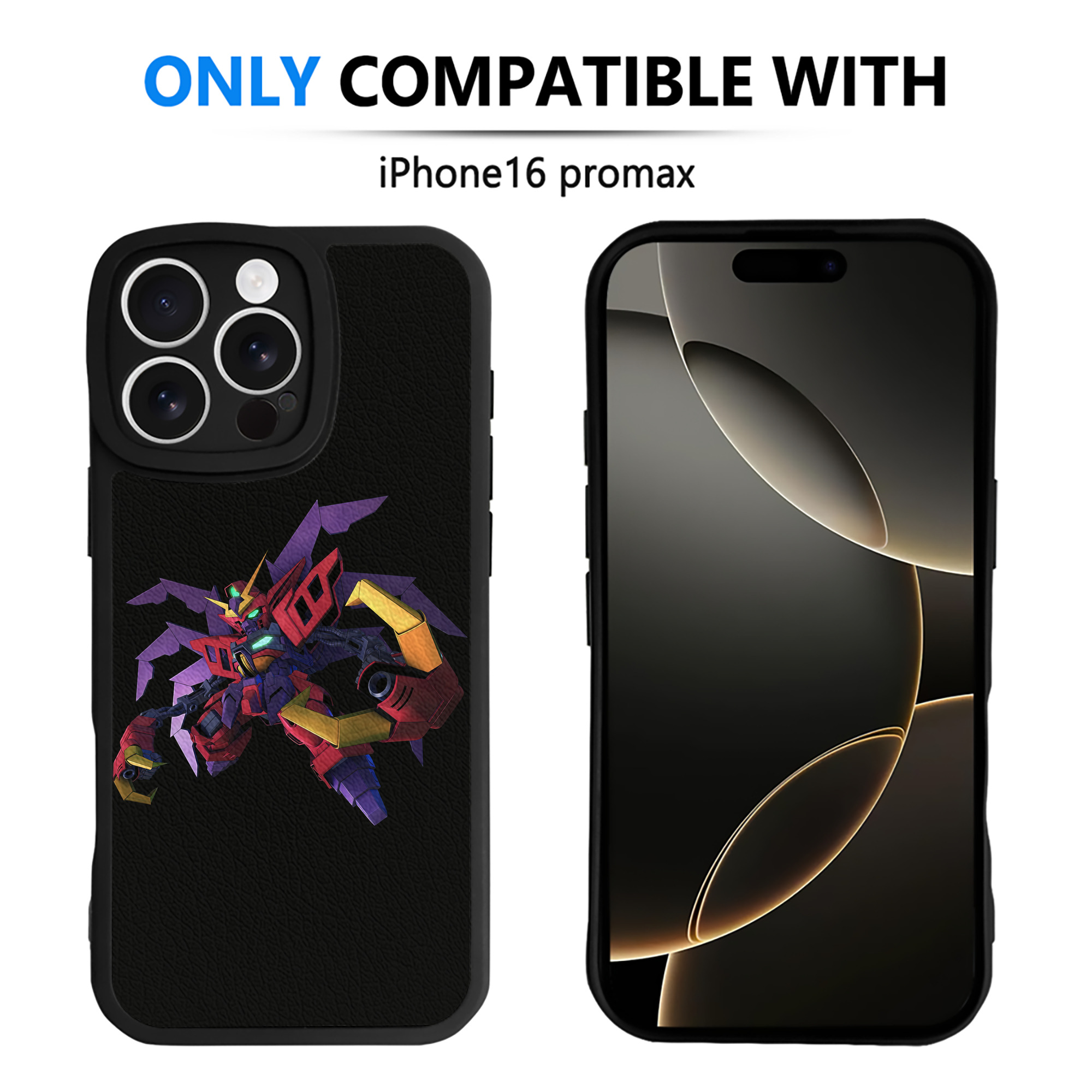 （画像用） 機動戦士ガンダム Mobile Suit Gundam 【iPhone 16シリーズ対応】シリコンスマホケース（レザー調） 材質：シリコン